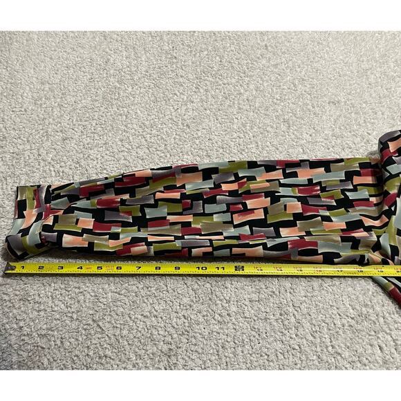 Vintage Impressions Women's Size Medium Printed Button Up Top Multicolor - Picture 8 of 9